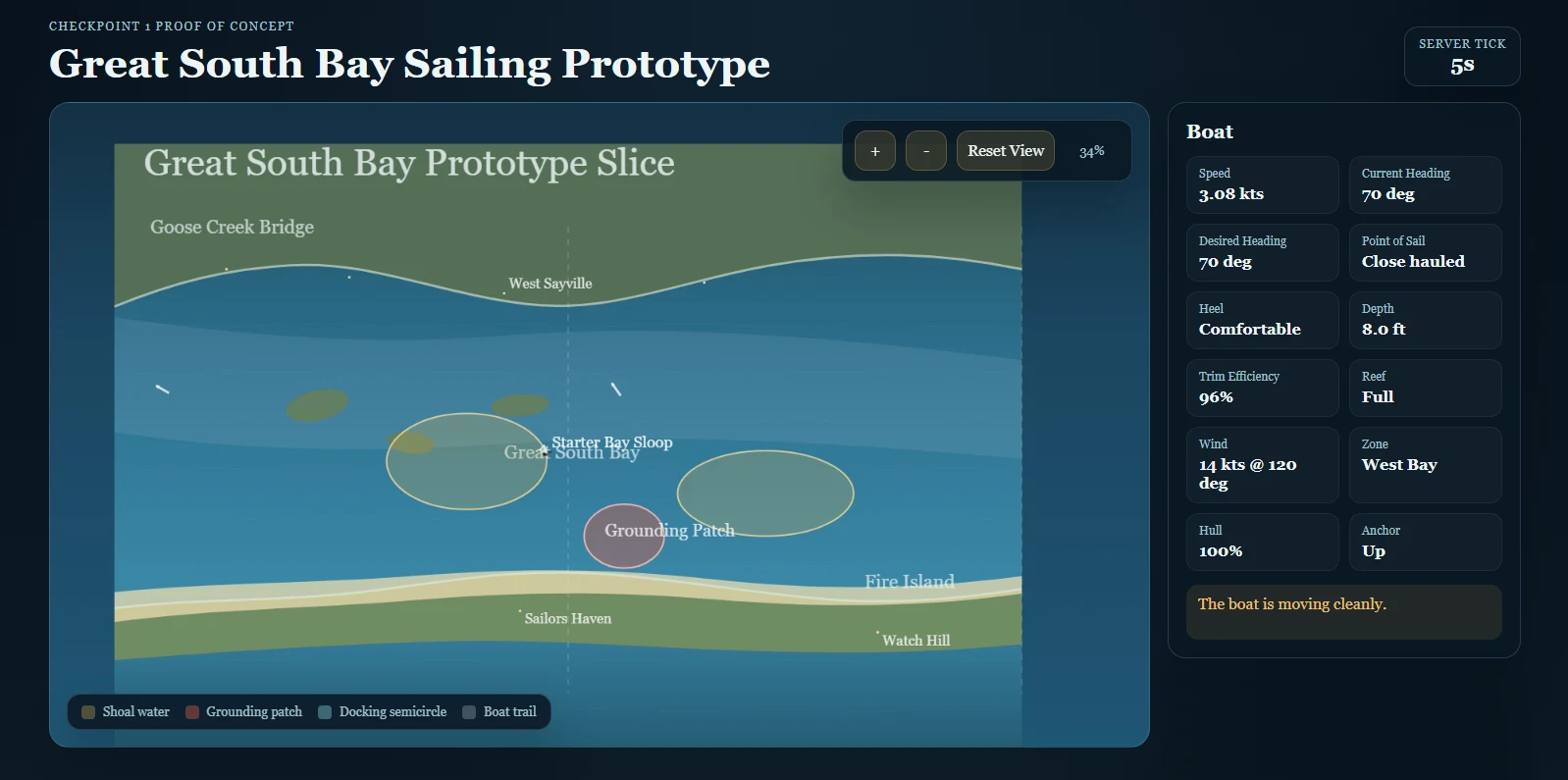 Legacy Great South Bay sailing prototype
